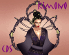 Kimono crown purple