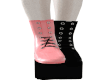 Pink n Black boots