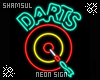 Neon Darts Sign