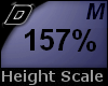 D► Scal Height*M*157%