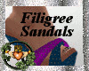 ~QI~Filigree Sandals V12