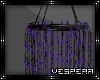 -V- Purple Hanging Light