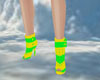 shoes green/yellow