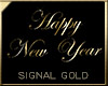 HAPPY NEW YEAR GOLD