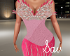 Pink Peacock Gown