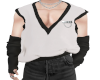 Korean vest-off white