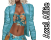AA Teal Water Lily Jacke