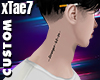 Stranger Neck Tattoo