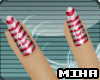 [M] Candy Cane Nails V2