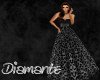 *MD* Black Leopard Gown