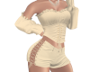 corset top short beige D