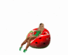 watermelon bean bag