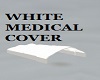 WHITE HOSPITAL BED COVER