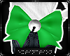 . bell bow | green