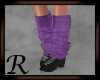 Ice Skates Knit Purple