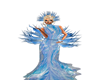 Blue Ice Queen Costume