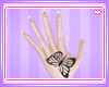French Nails with Tattoo