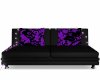 Black couch Purple Light