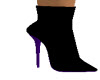 black and purple boots