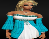 Mini Turquoise Dress
