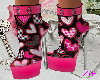 Vday Boots Pink