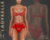 LK| Red Lace Garter Set
