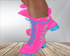 (+_+)PINK BOOTS