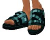 TEAL SANDALS (F)