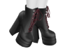 B Grey boots