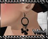 V| Black Pearl Earrings