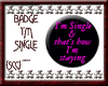 [{SCC}Im Single... Badge