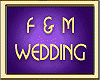 F & M WEDDING RING
