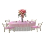 pink quest wedding table