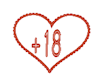 +18 Heart Sign