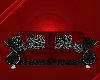 Red/Black Modern Sofa