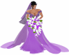 whitepurple bride flower