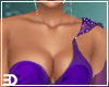 Purple Scarf Gem Dress
