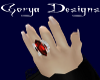 Garnet Marquise ring