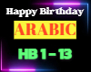 Happy Birthday ARABIC