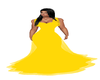Deva yellow gown