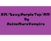 RM/Sexy Purple Top/RM