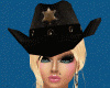 Hat Dark Cowgirl