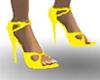 yellow dance sandals