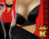 {K} Red Black Outfit
