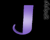 Letter J (purple)