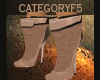 [F5]TAN SUEDE BOOTS