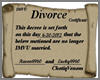 HP Divorce Sticker