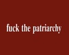 𝒊. Patriarchy Cutout