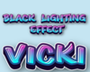 black lighting effect
