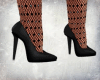 Black Netted Shoes